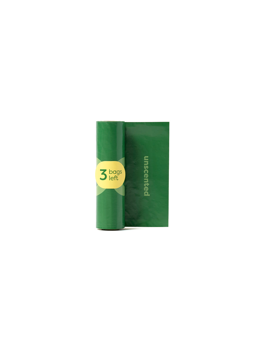 Earth Rated Unscented Poop Bags 120ct on 8 Refill Rolls (Case of 12)