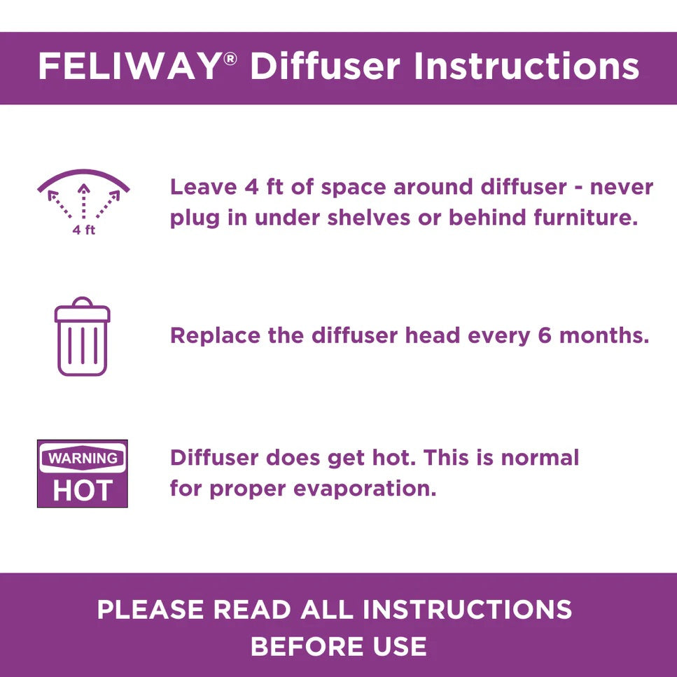 Feliway Classic Cat Calming Pheromone 30 Day Refill