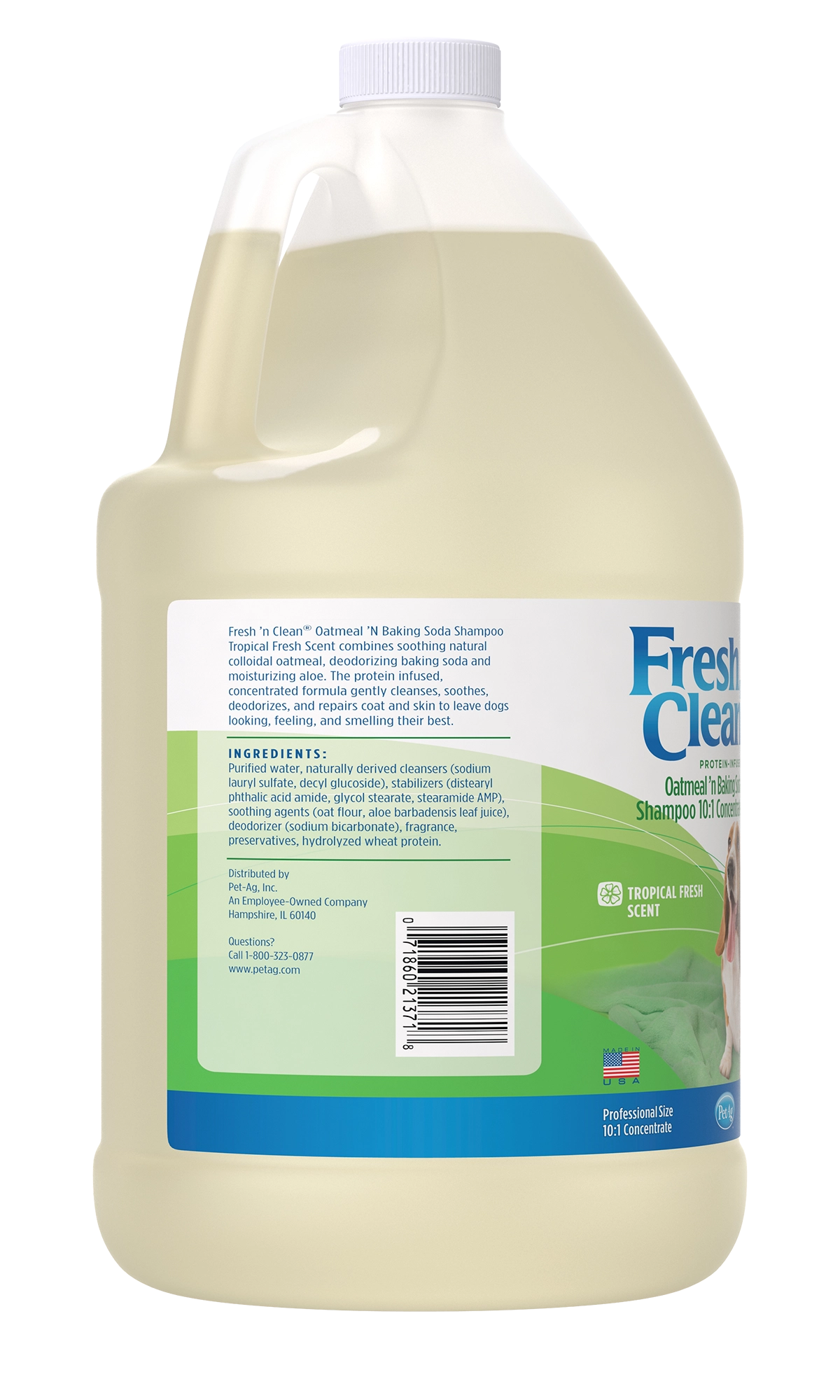 Fresh 'n Clean Oatmeal ’n Baking Soda Shampoo, Tropical Scent, Concentrated 10:1