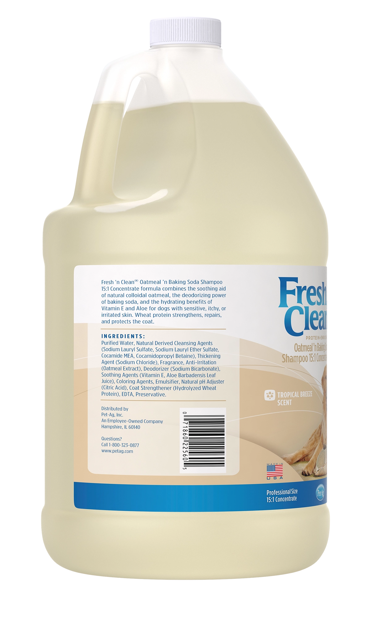 Fresh 'n Clean Oatmeal ’n Baking Soda Shampoo 15:1 Concentrate, Tropical Breeze Scent