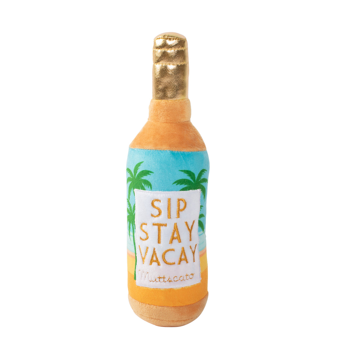 PetShop by Fringe Studio Sip Stay Vacay Plush Dog Toy