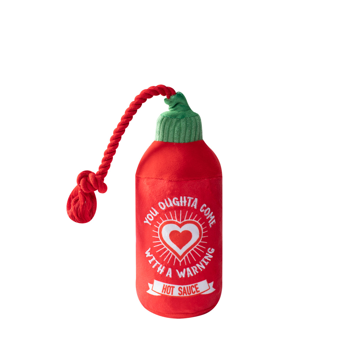 PetShop by Fringe Studio Hearts On Fire Plush Dog Toy
