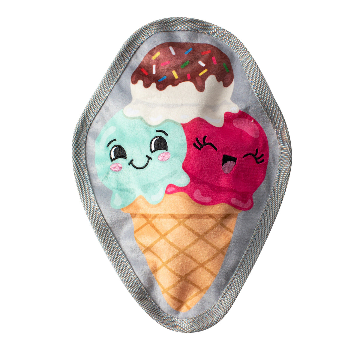 PetShop by Fringe Studio What's The Scoop? Durable Plush Dog Toy
