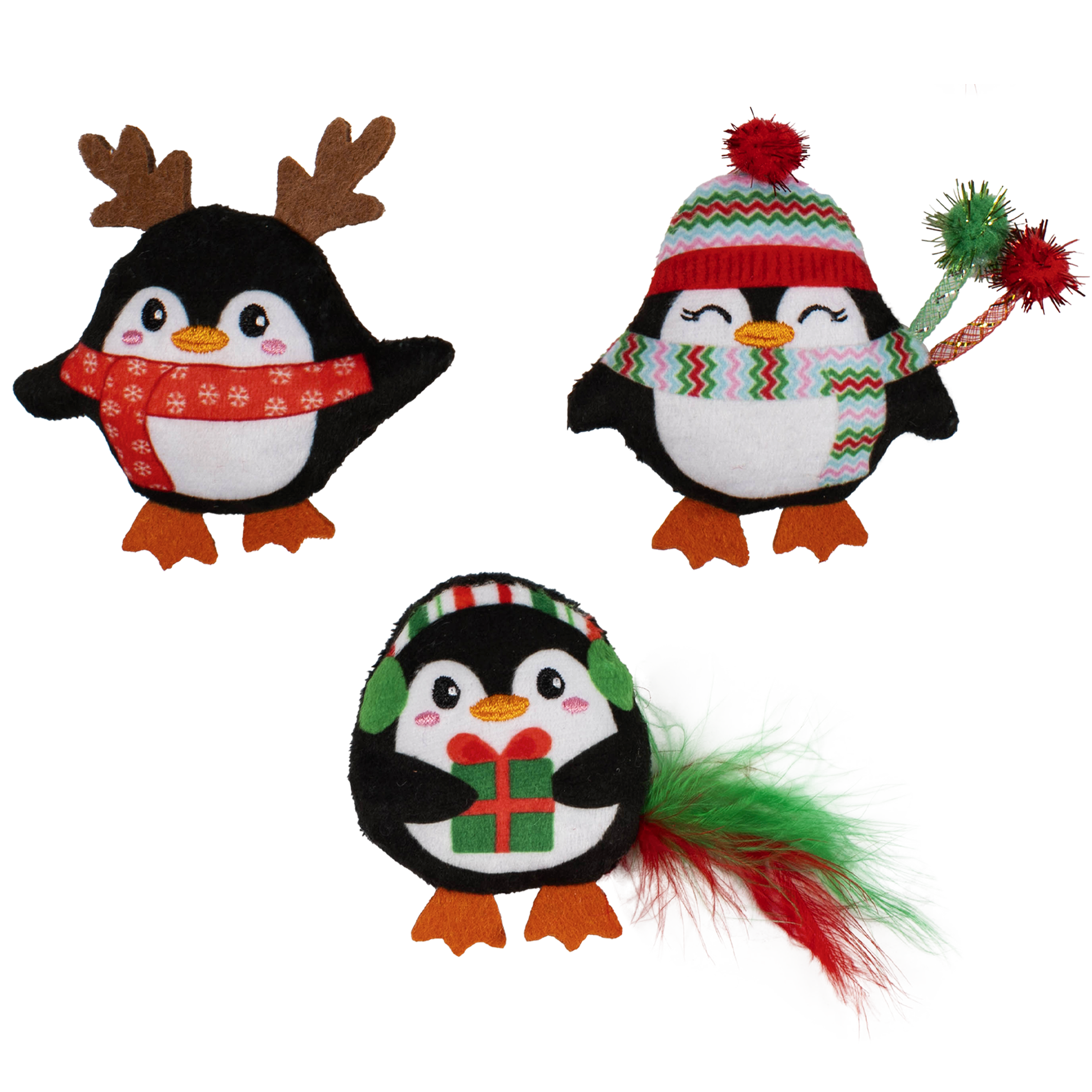 PetShop by Fringe Studio Waddle I Do Without You? Cat Toy 3pk