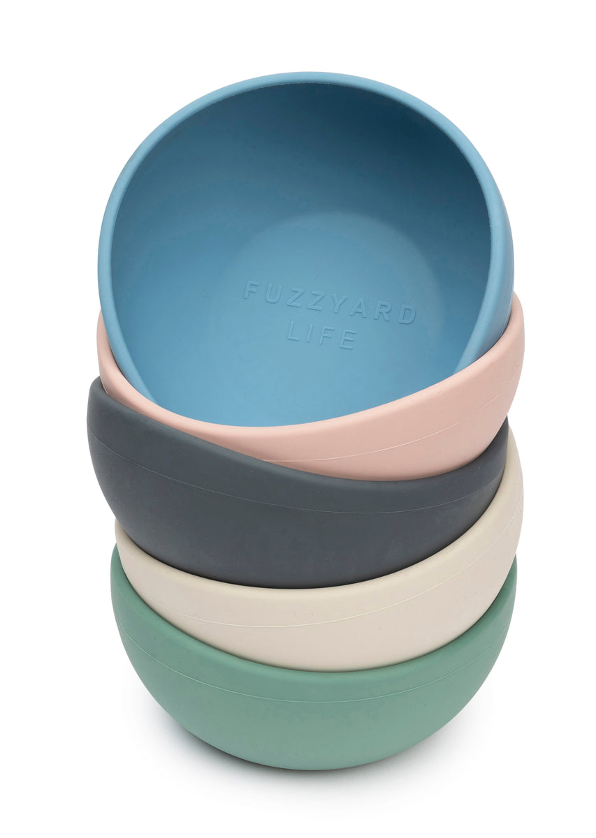 FuzzYard Life Silicone Bowl Myrtle Green S