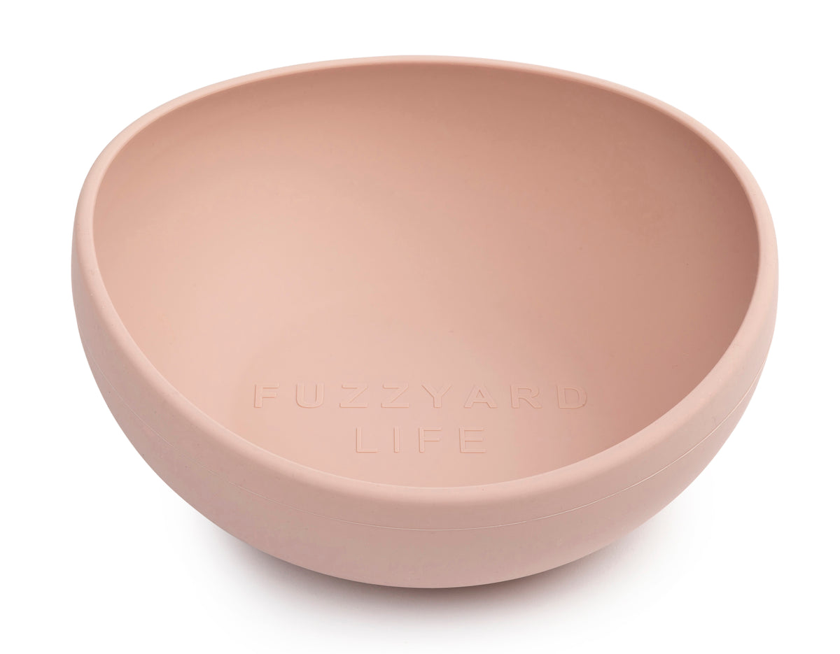 FuzzYard Life Silicone Bowl Soft Blush S