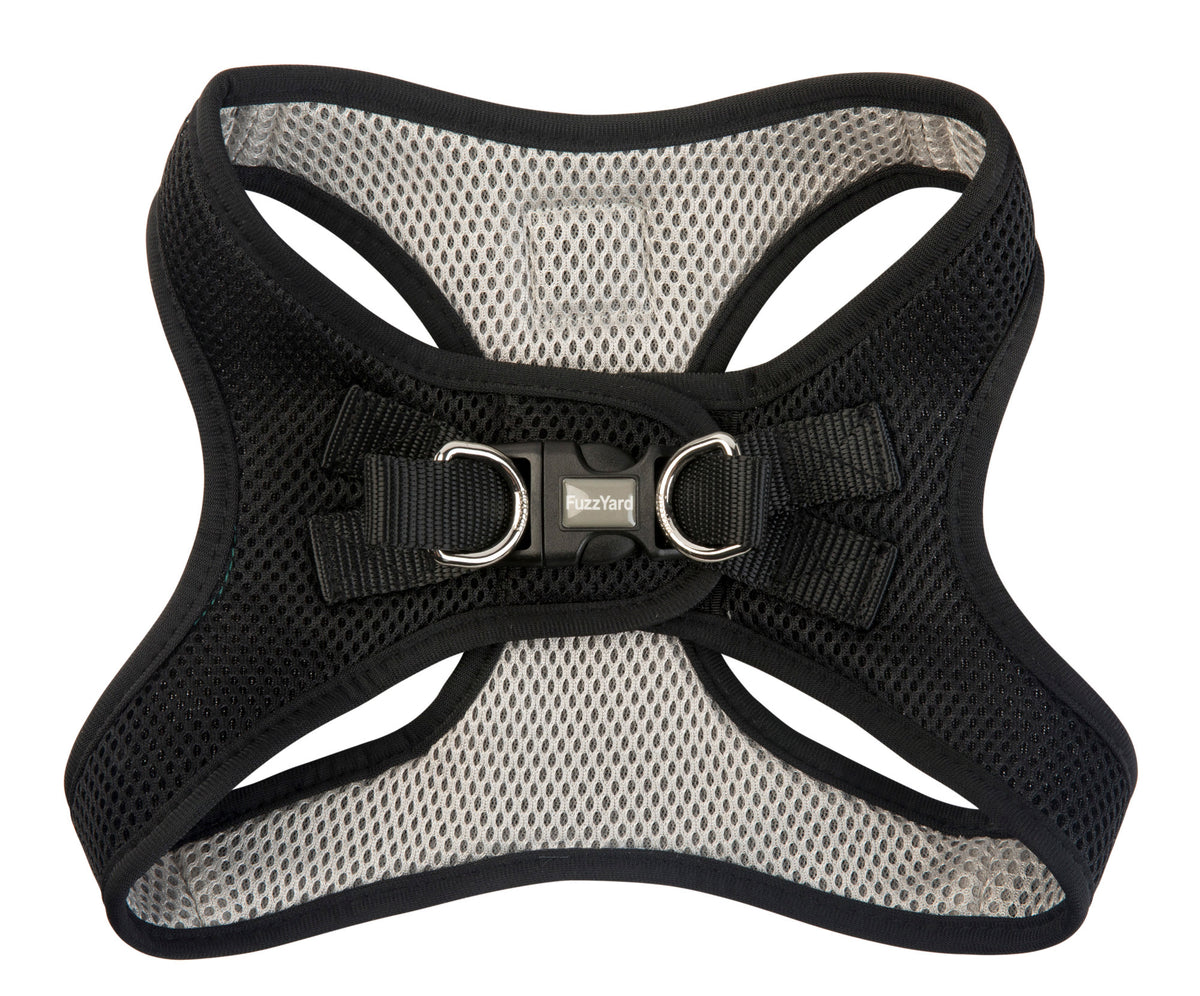 FuzzYard Step In Harness Swat Black Small