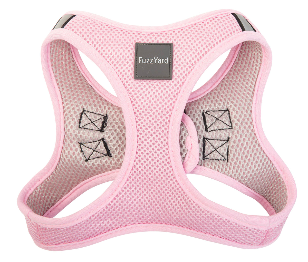 FuzzYard Step In Harness Cotton Candy Pink Large