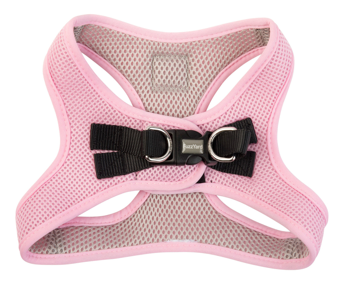 FuzzYard Step In Harness Cotton Candy Pink Large