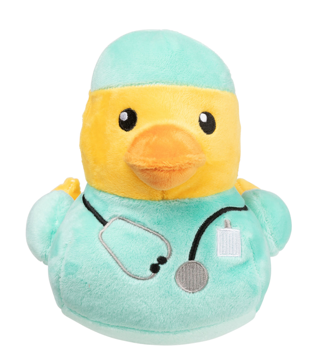 FuzzYard Ducktor Plush Dog Toy