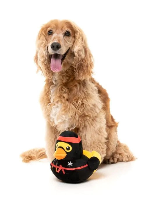 FuzzYard Quackie Chan Plush Dog Toy