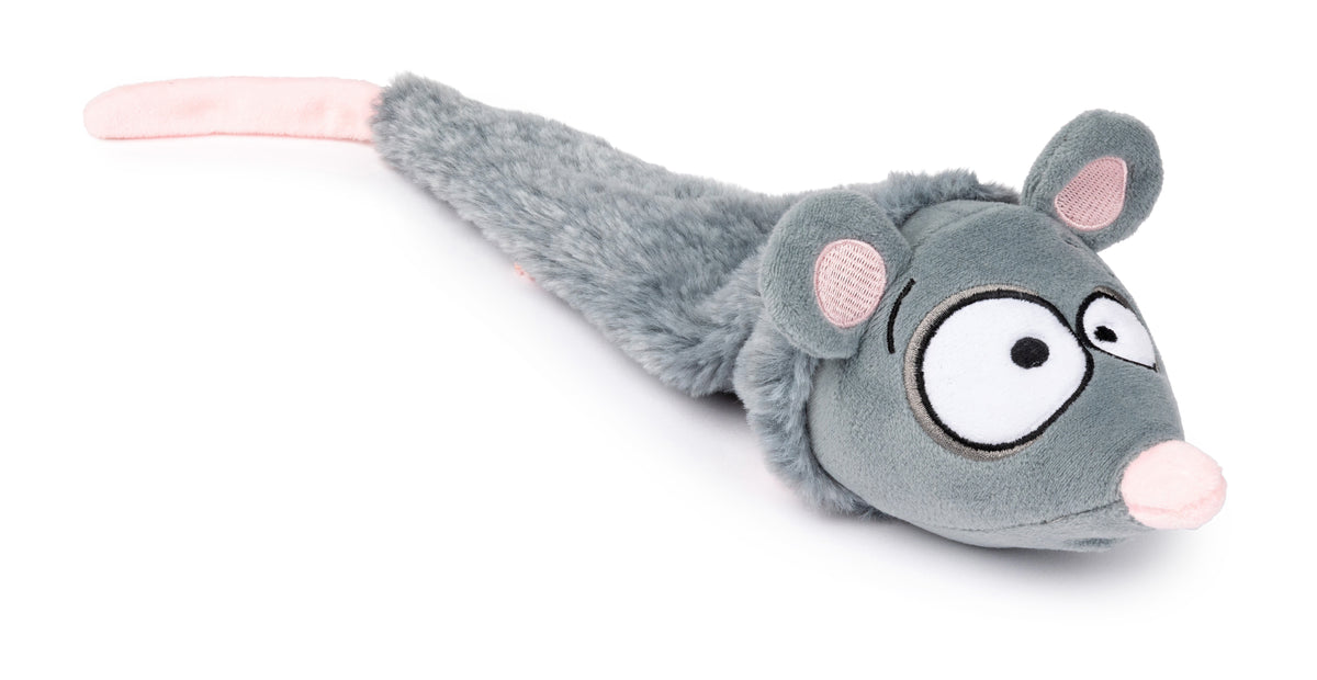 FuzzYard Rack Off Rat Plush Dog Toy