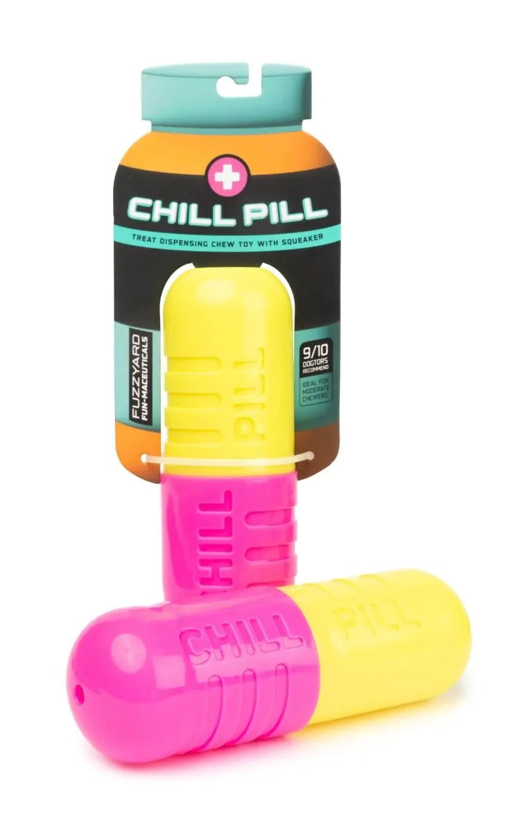 FuzzYard Chill Pill Dog Chew Toy