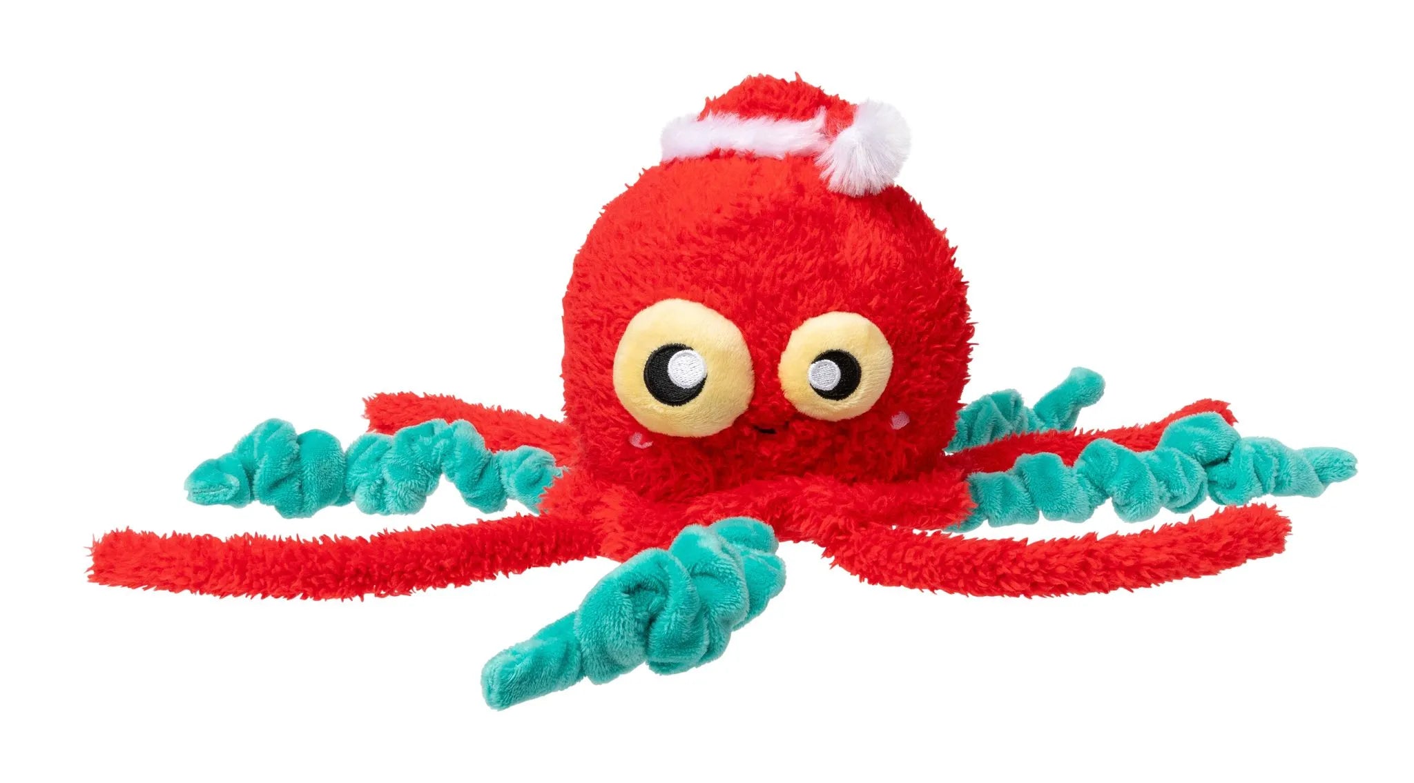 FuzzYard Holiday Jollyfish Plush Dog Toy