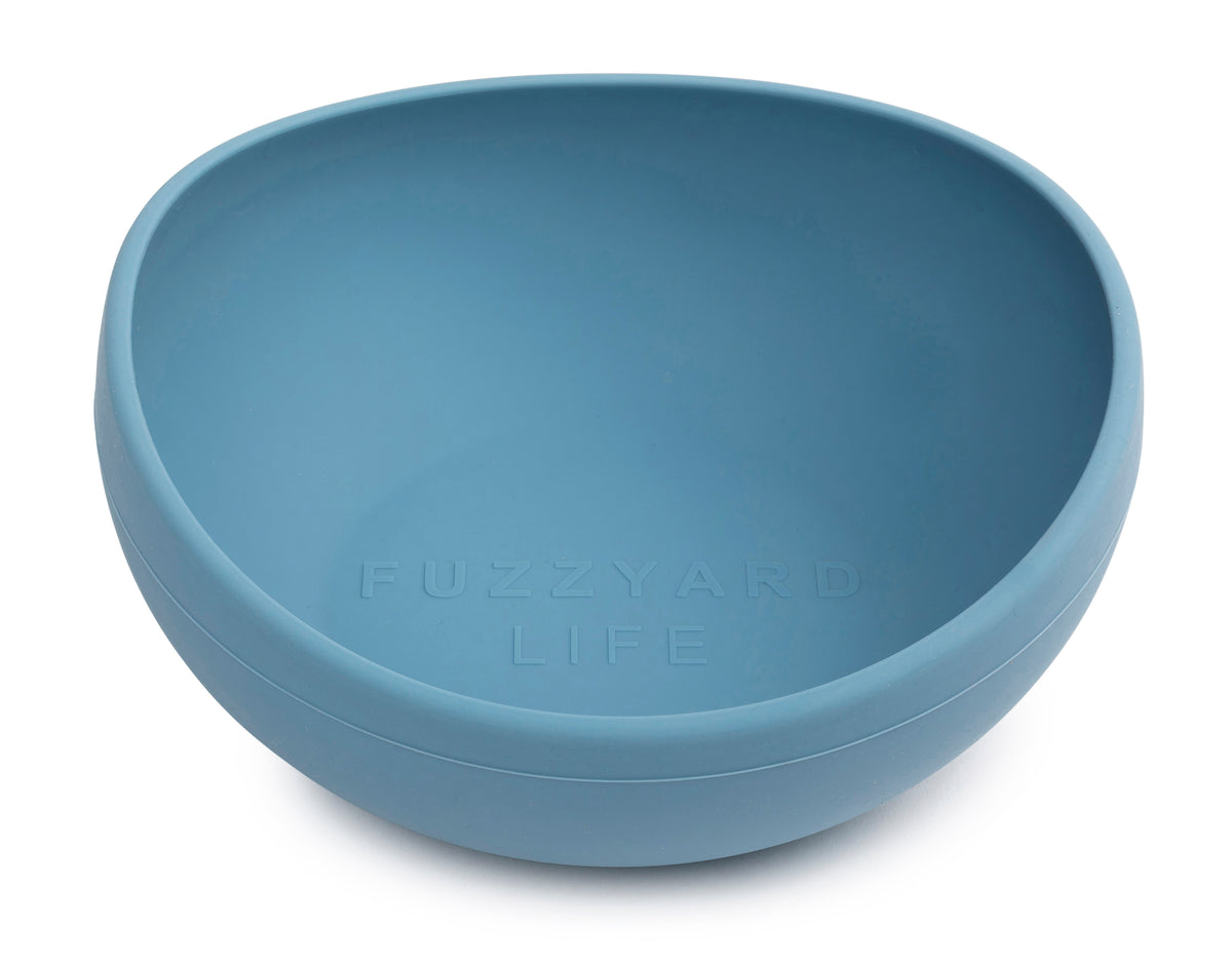 FuzzYard Life Silicone Bowl French Blue M