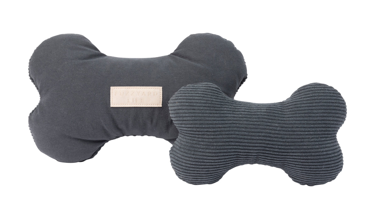 FuzzYard Life Toy Bone - Slate Grey L