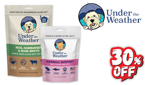 30% OFF UNDER THE WEATHER