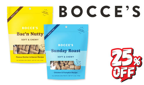 25% OFF BOCCE'S BAKERY