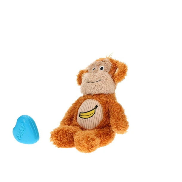GURU Pet Company Soft Scents Monkey Plush Dog Toy Medium