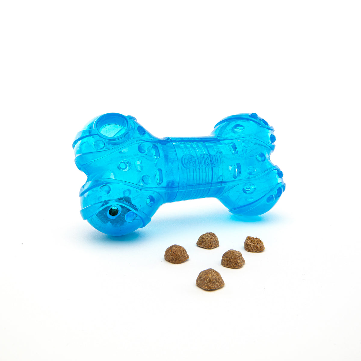 GURU Pet Company No Begging! Bone Treat-Dispensing Dog Chew Toy Medium