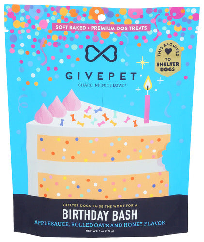 GivePet Birthday Bash 6oz Bag