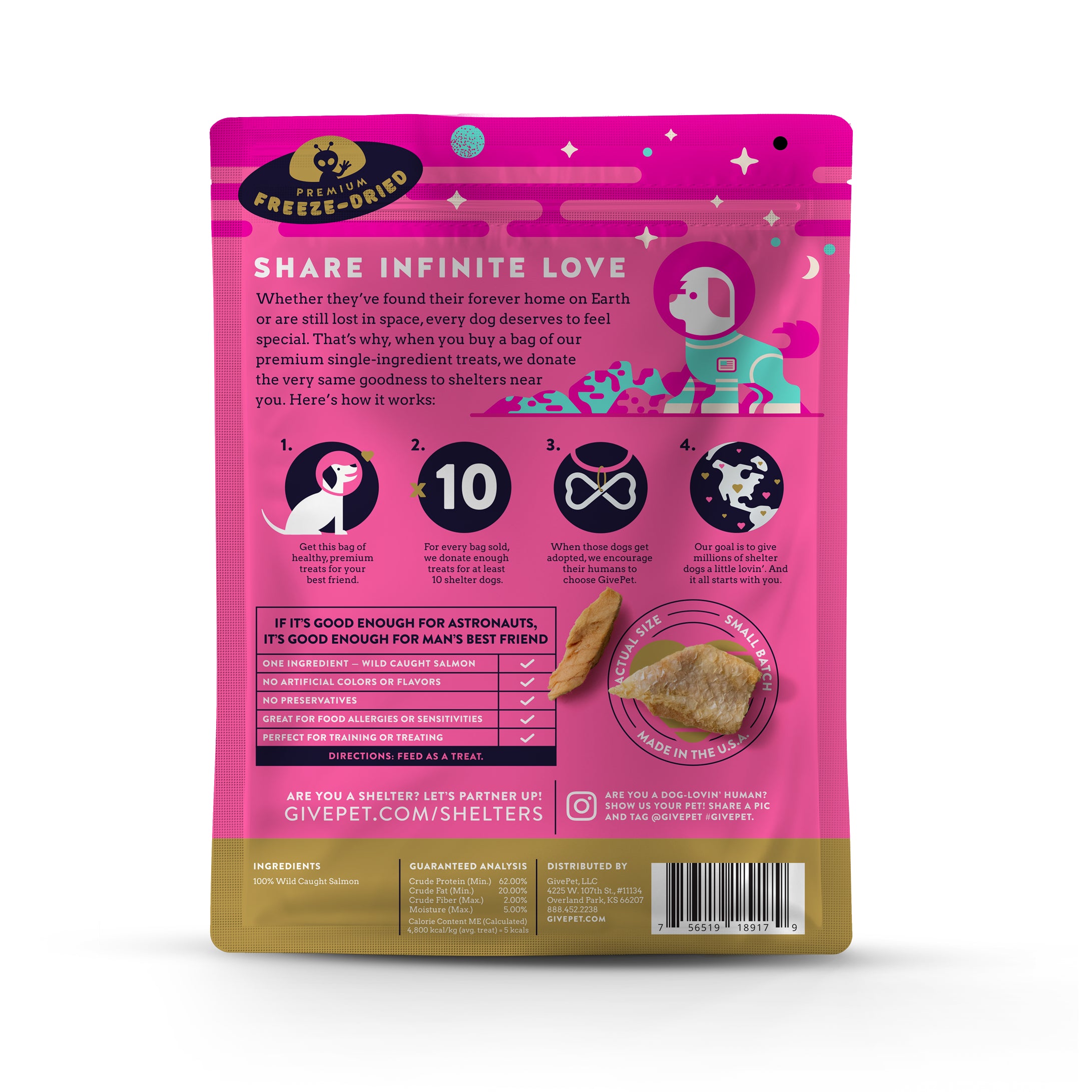 GivePet Astromutt 3oz Bag