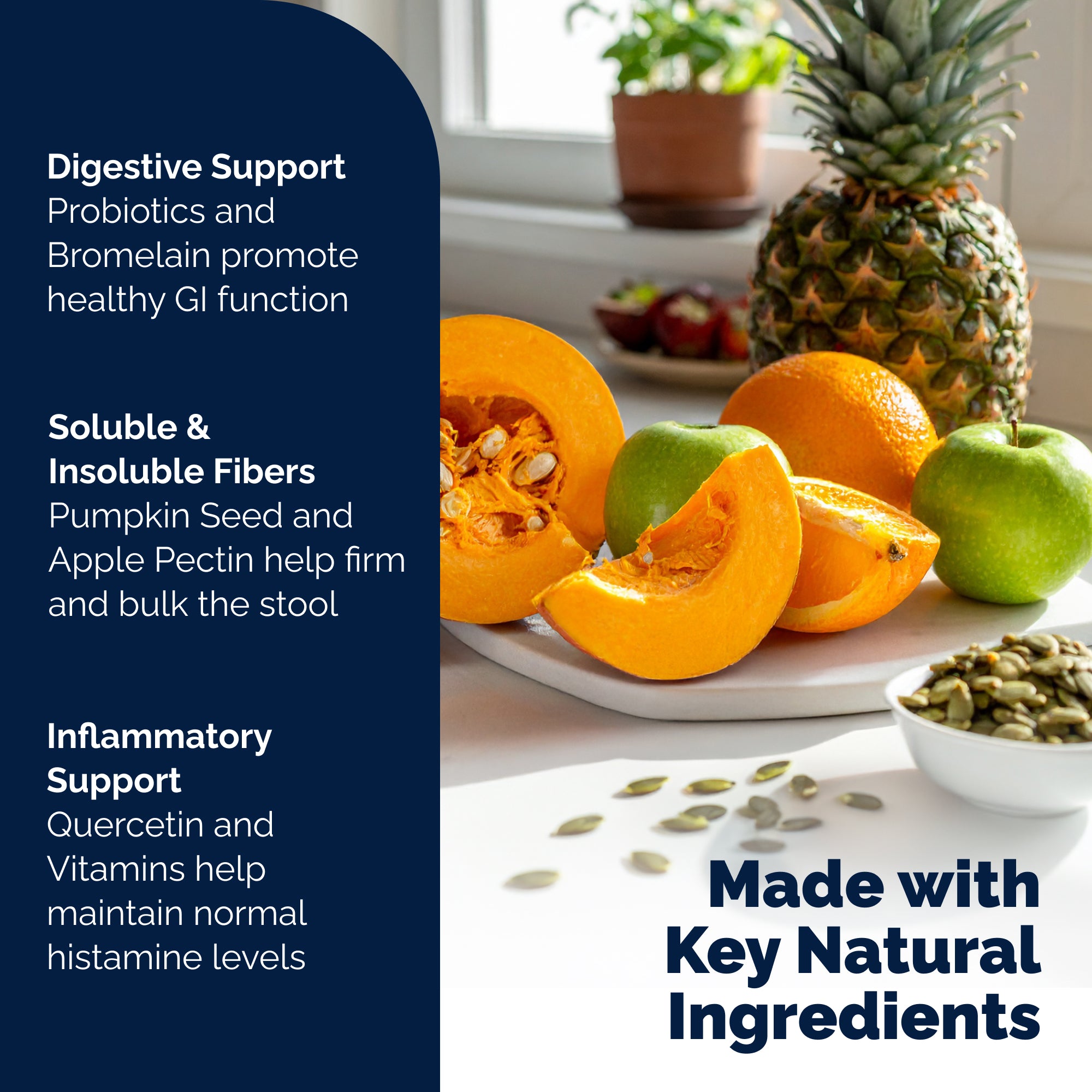 Glandex Anal Gland Support Soft Chews - Bacon and Pumpkin Flavor 30 ct.