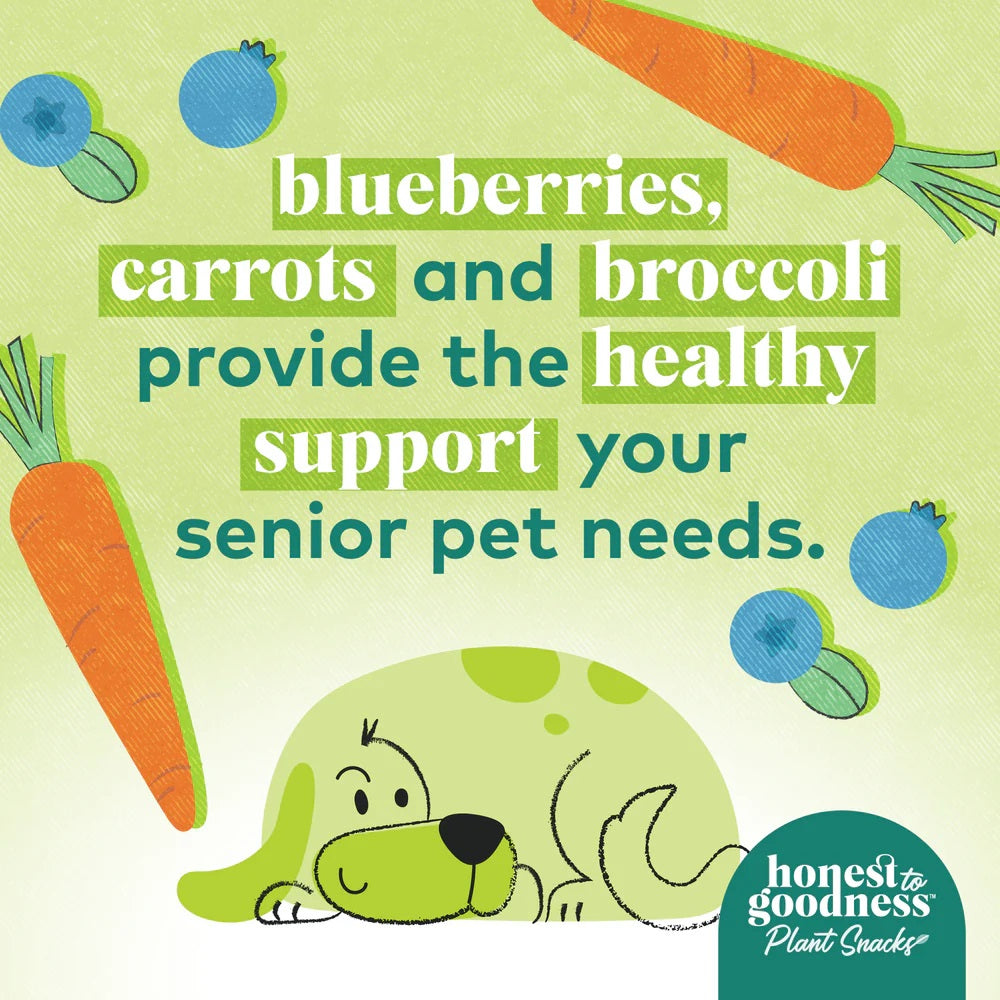 Honest To Goodness™ Plant Snacks Golden Years Blueberry & Carrot Recipe Dog Treats 8oz