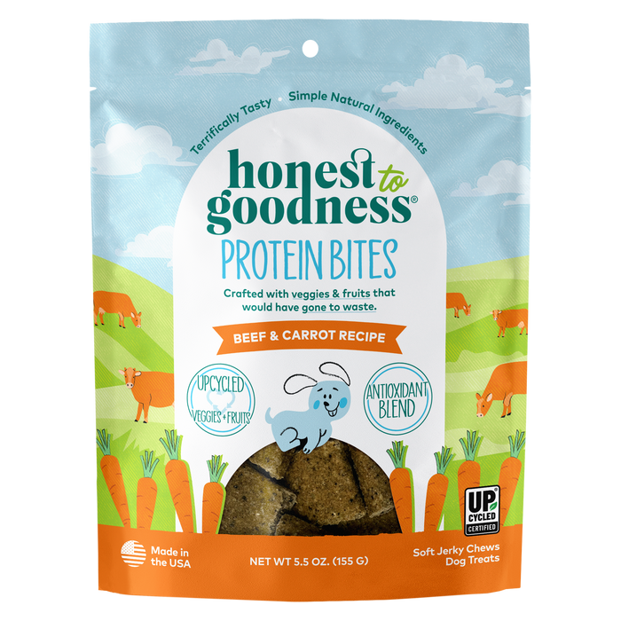 Honest to Goodness® Beef & Carrots Protein Bites for Dogs 5.5 oz. Bag