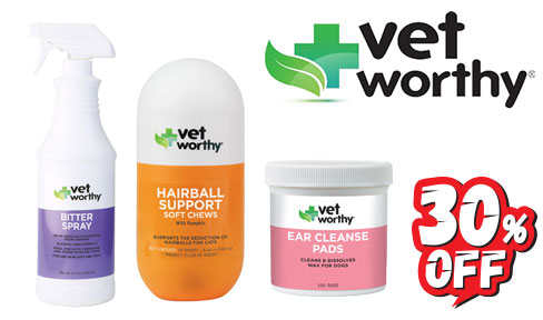 30% OFF VET WORTHY
