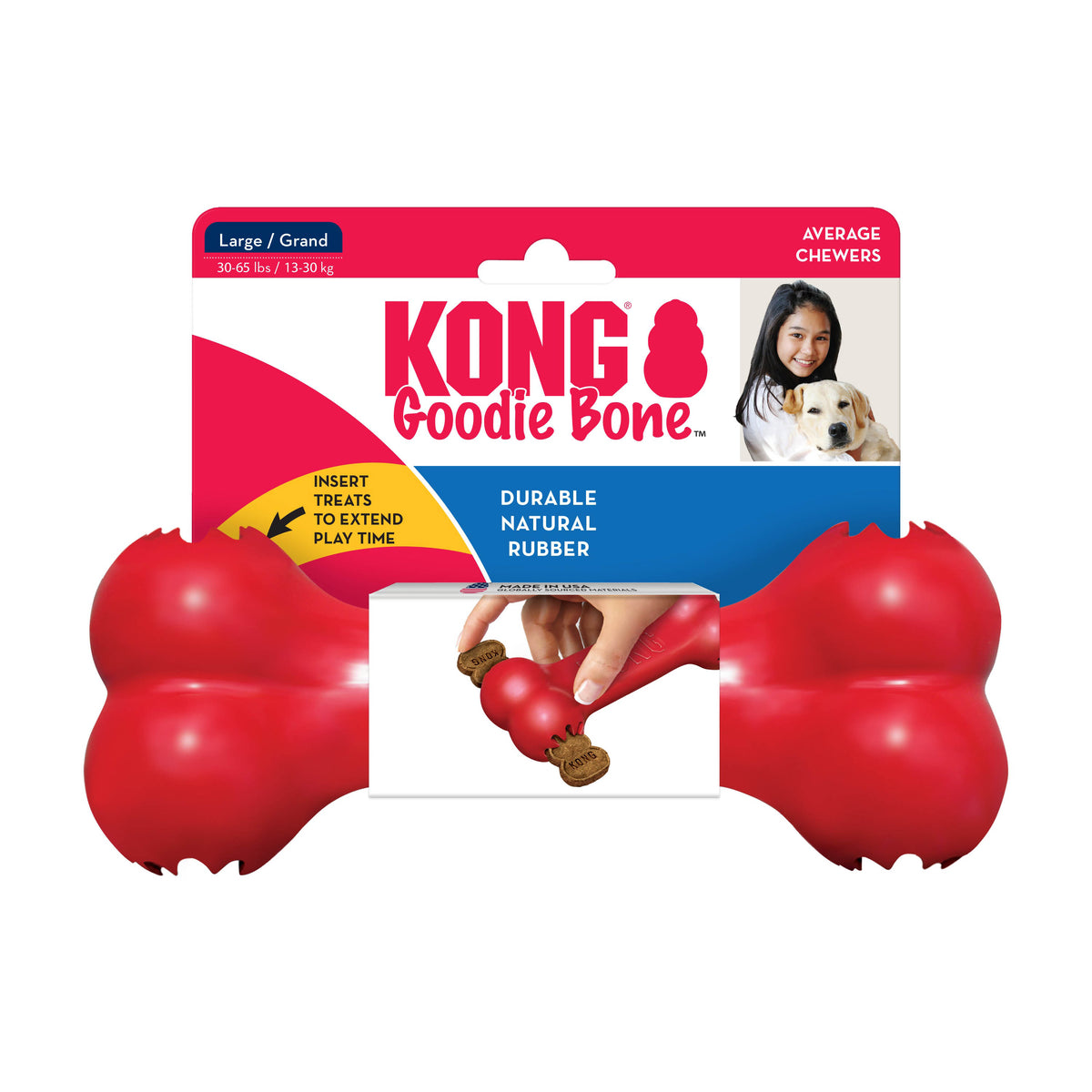 KONG® Goodie Bone® Dog Chew Toy Large