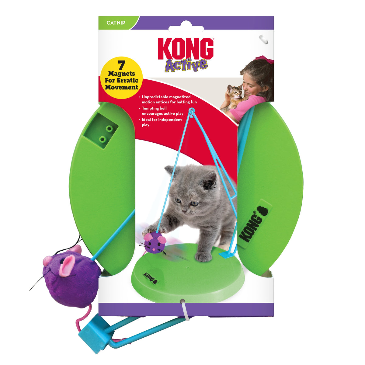 KONG® Cat Active Eight Track Cat Toy