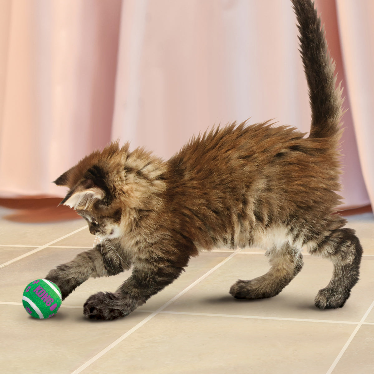 KONG® Cat Active Tennis Balls w/Bells Cat Toy