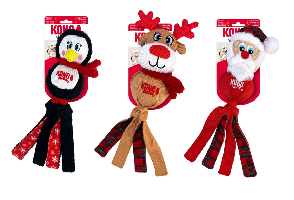 KONG Holiday Wubba™ Assorted Lg