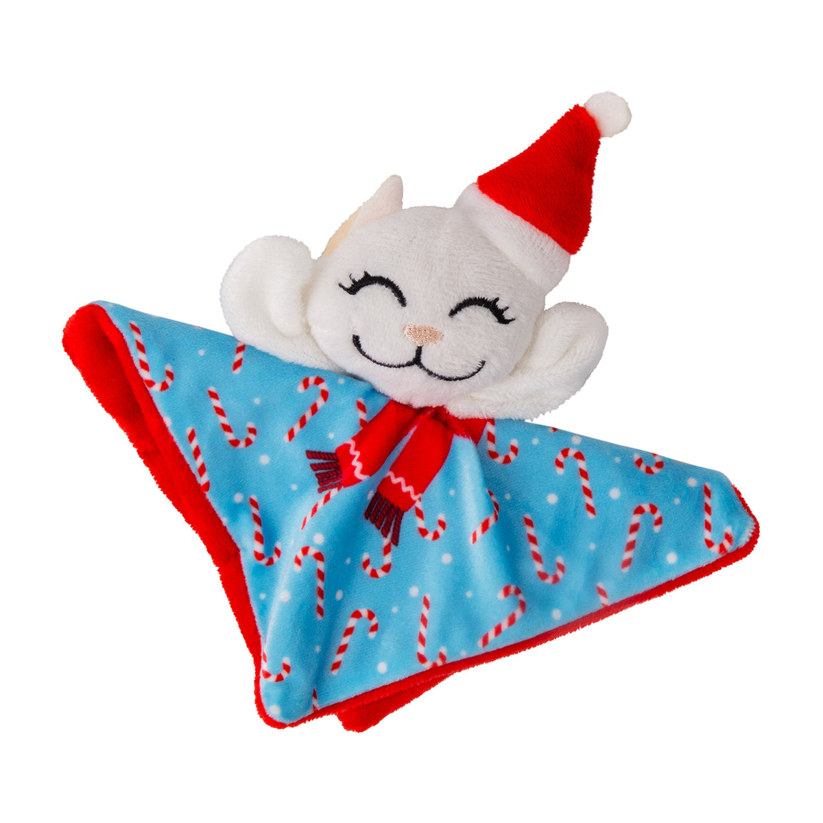 KONG Holiday Crackles Santa Kitty Cat Toy