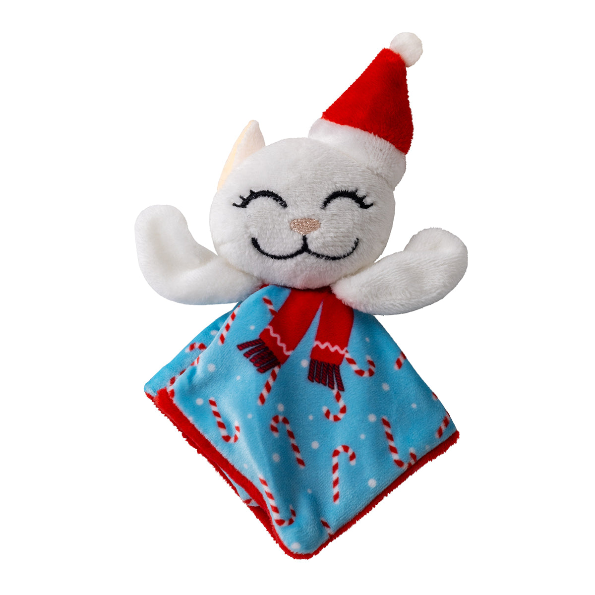 KONG Holiday Crackles Santa Kitty Cat Toy