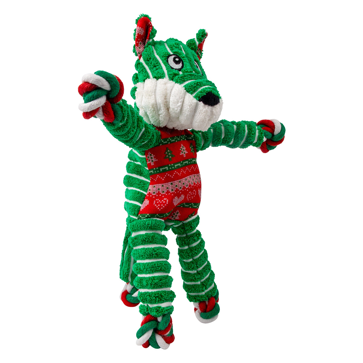 KONG Holiday Floppy Knots Fox Dog Toy Sm/Md