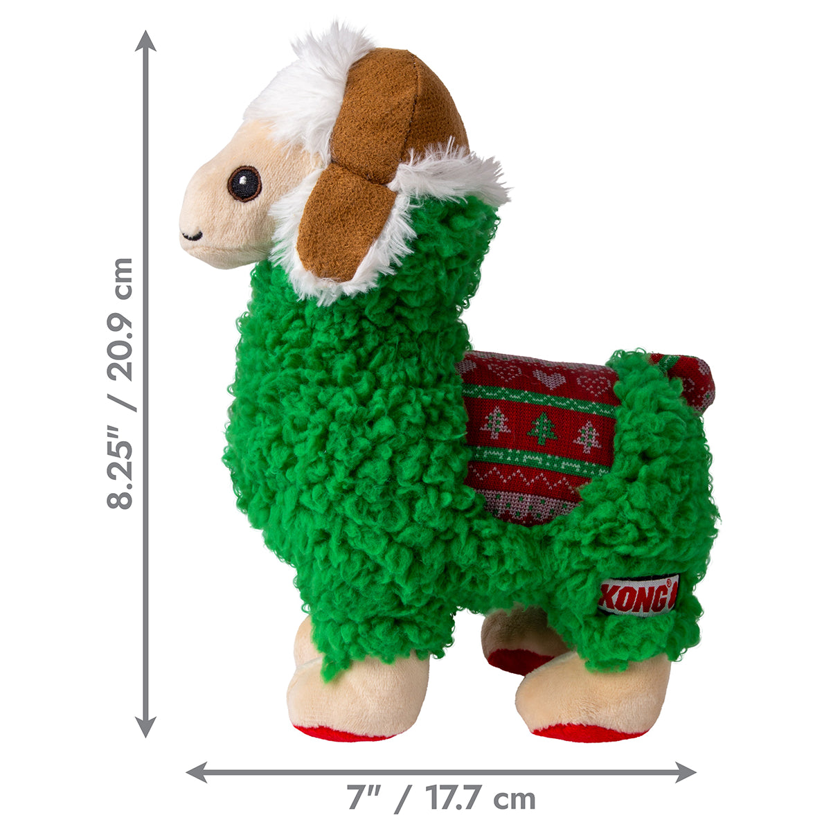 KONG Holiday Sherps™ Llama Dog Toy Md