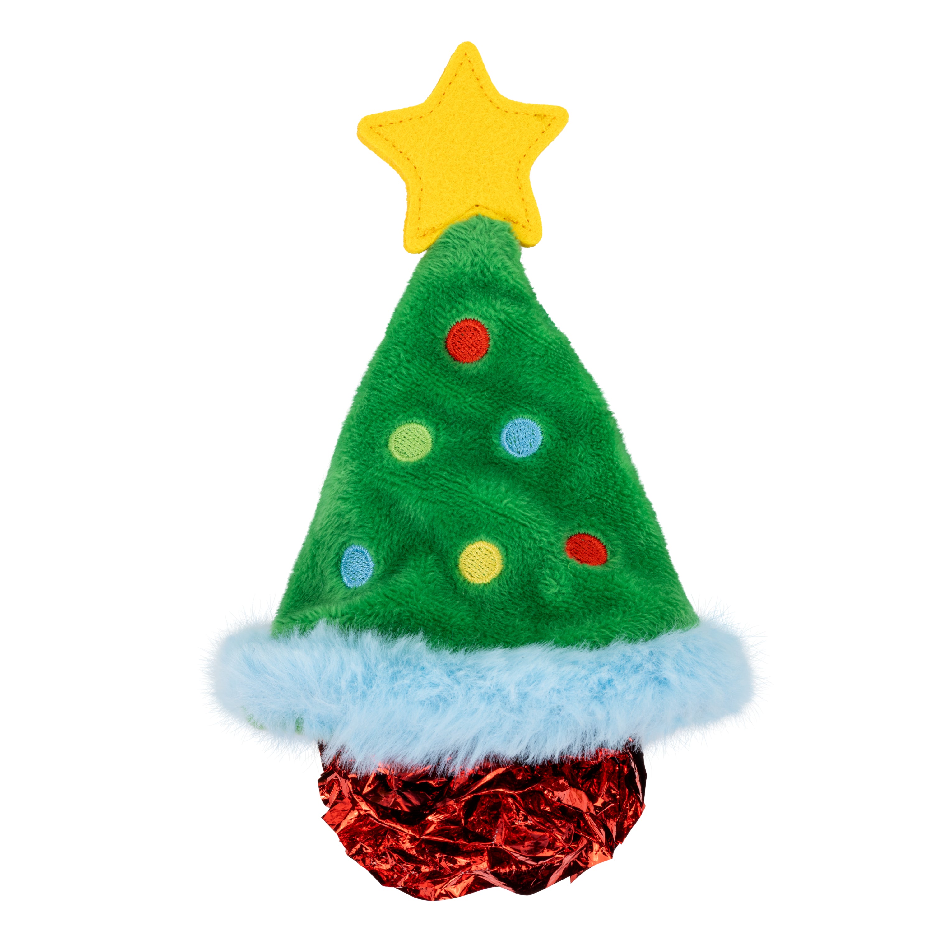 KONG Holiday Crackles Christmas Tree Green
