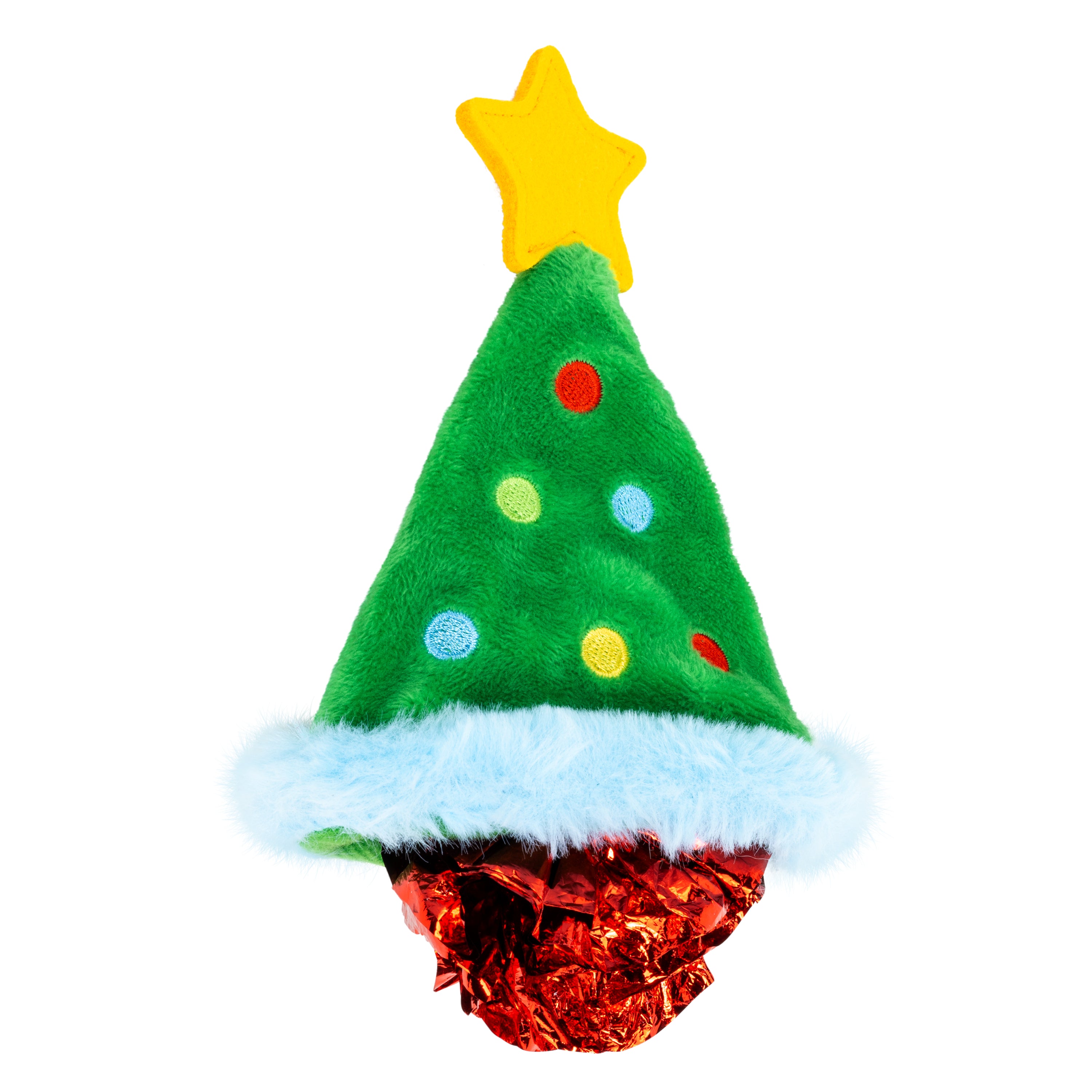 KONG Holiday Crackles Christmas Tree Green
