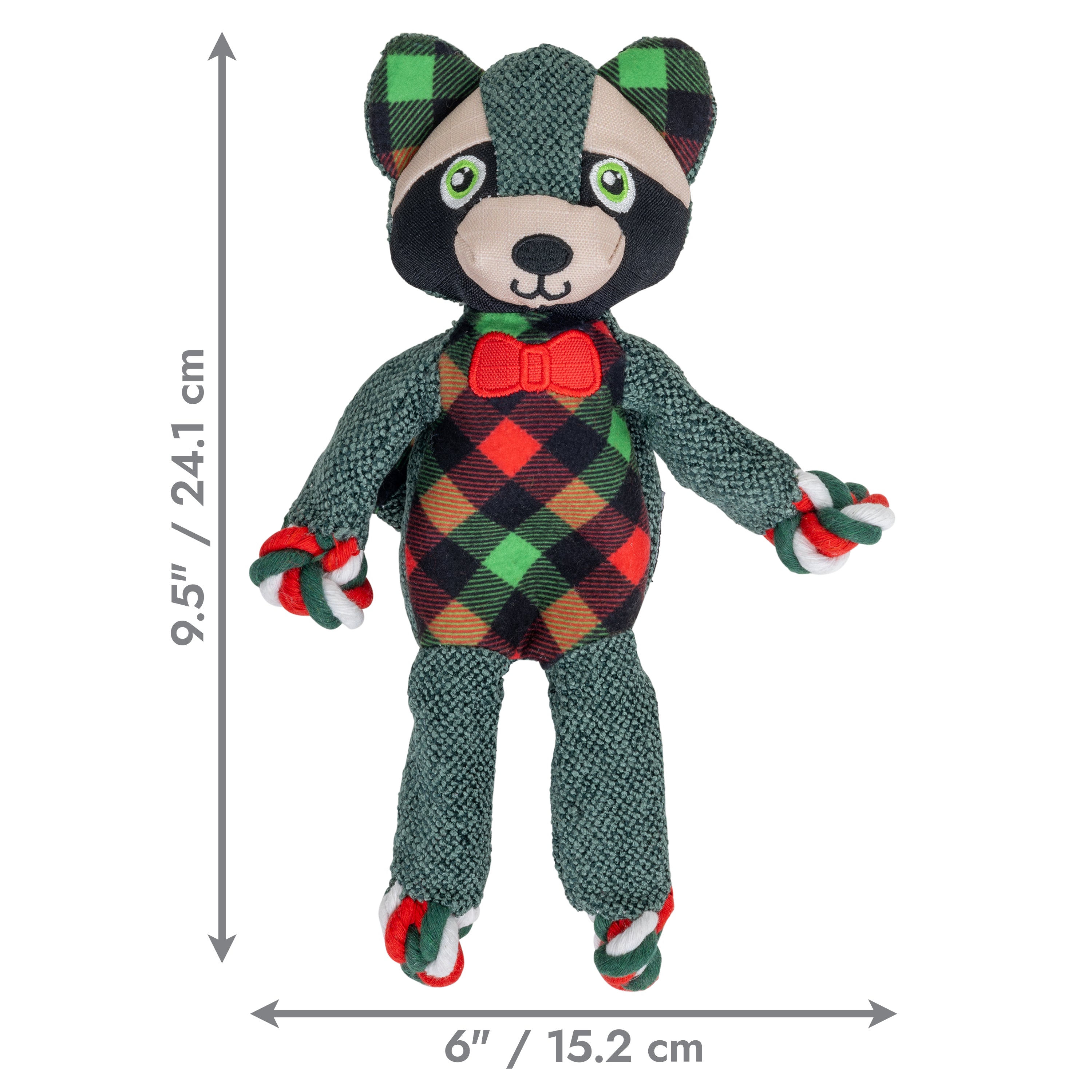 KONG Holiday Floppy Knots Dapper Assorted Sm/Md