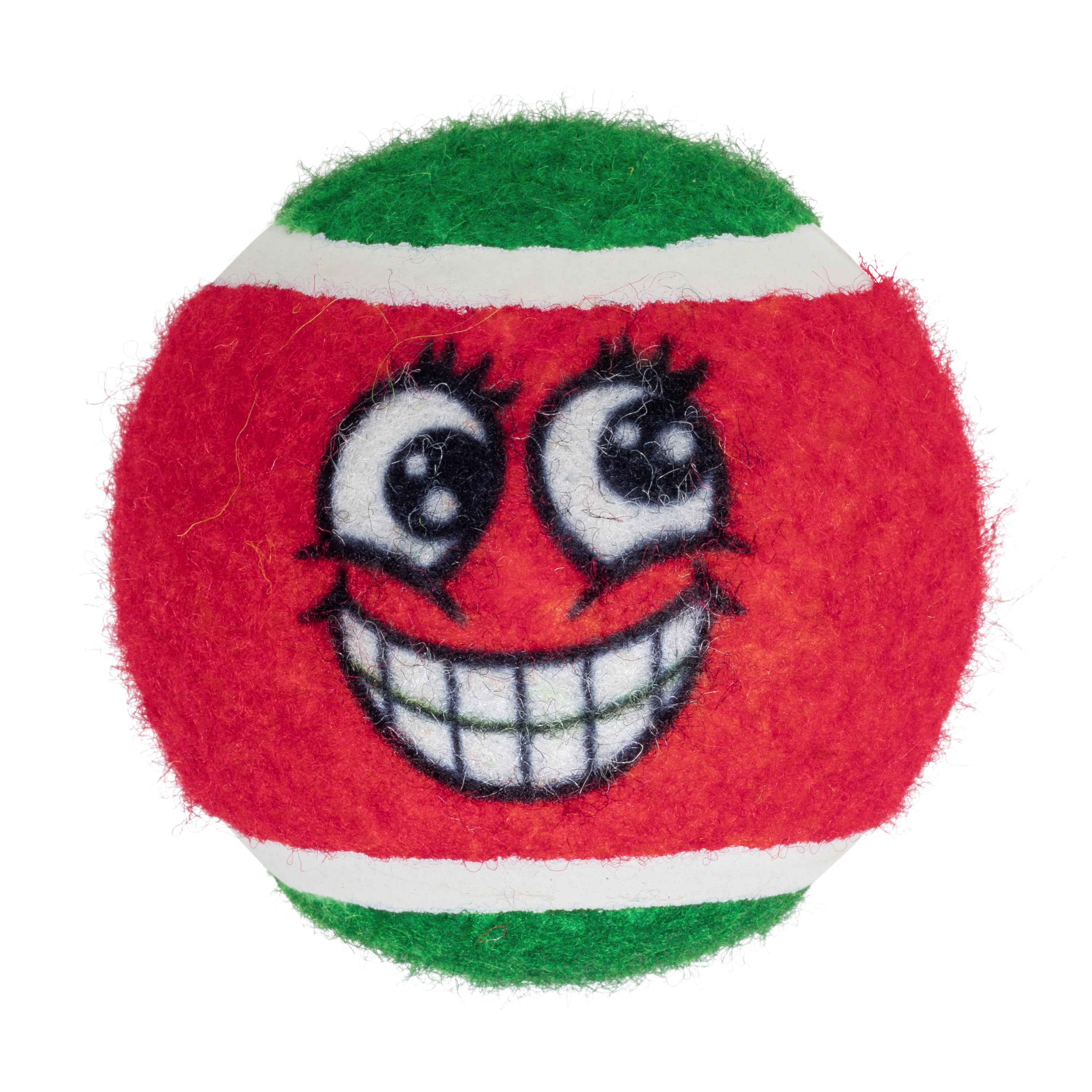 KONG Holiday Grinz Naughty & Nice Sport Balls 3-pk Md