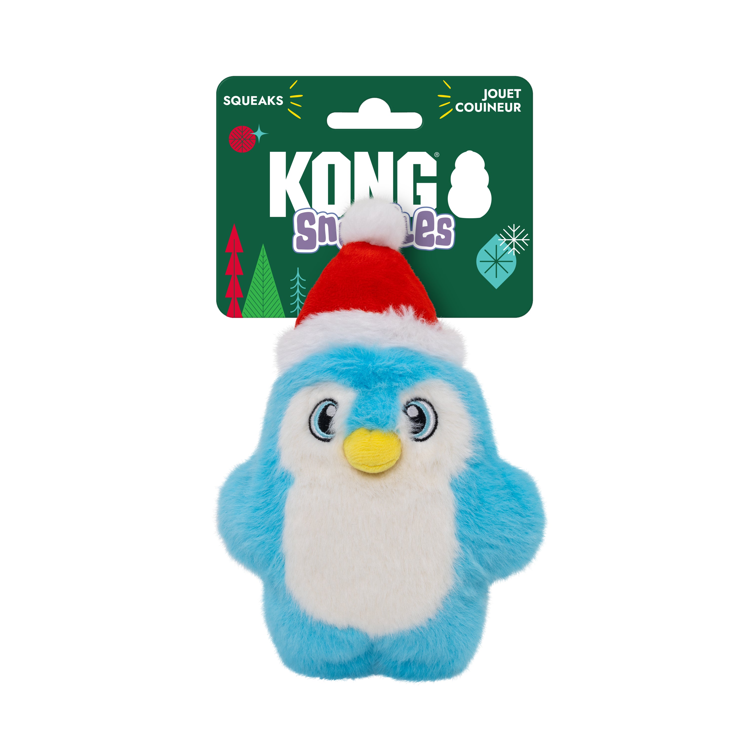 KONG Holiday Snuzzles Santa Penguin Sm