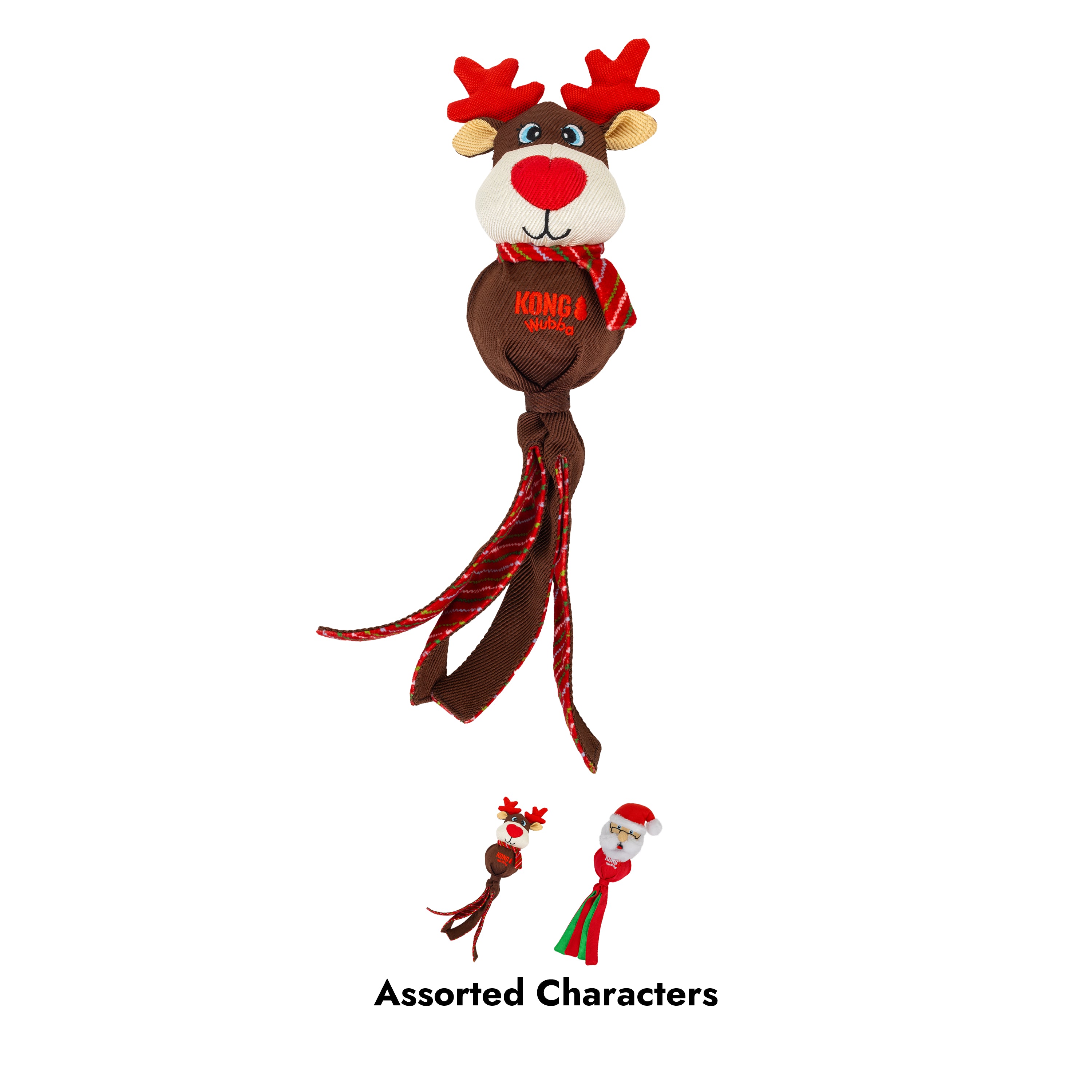 KONG Holiday Wubba® RS Assorted Lg