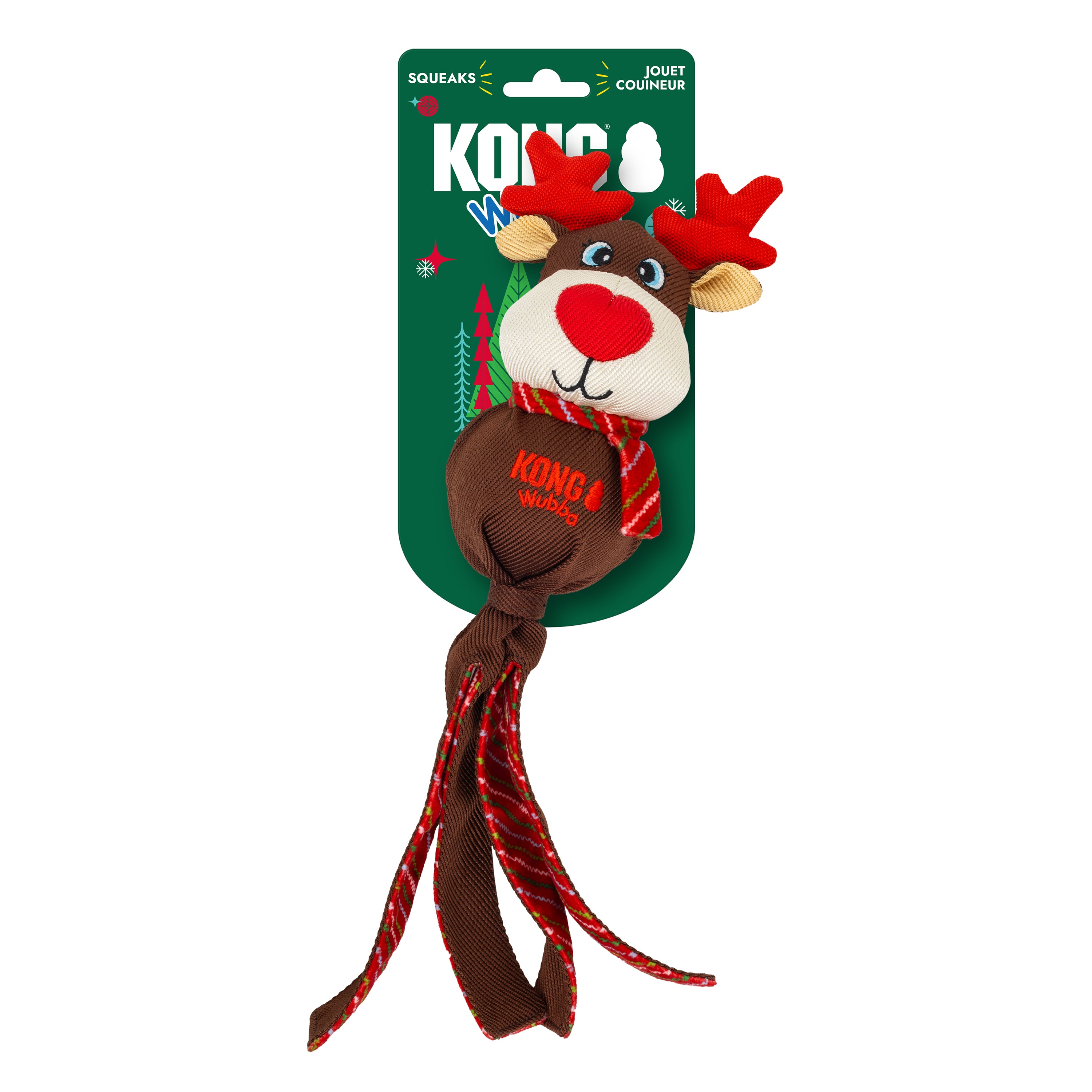 KONG Holiday Wubba® RS Assorted Lg