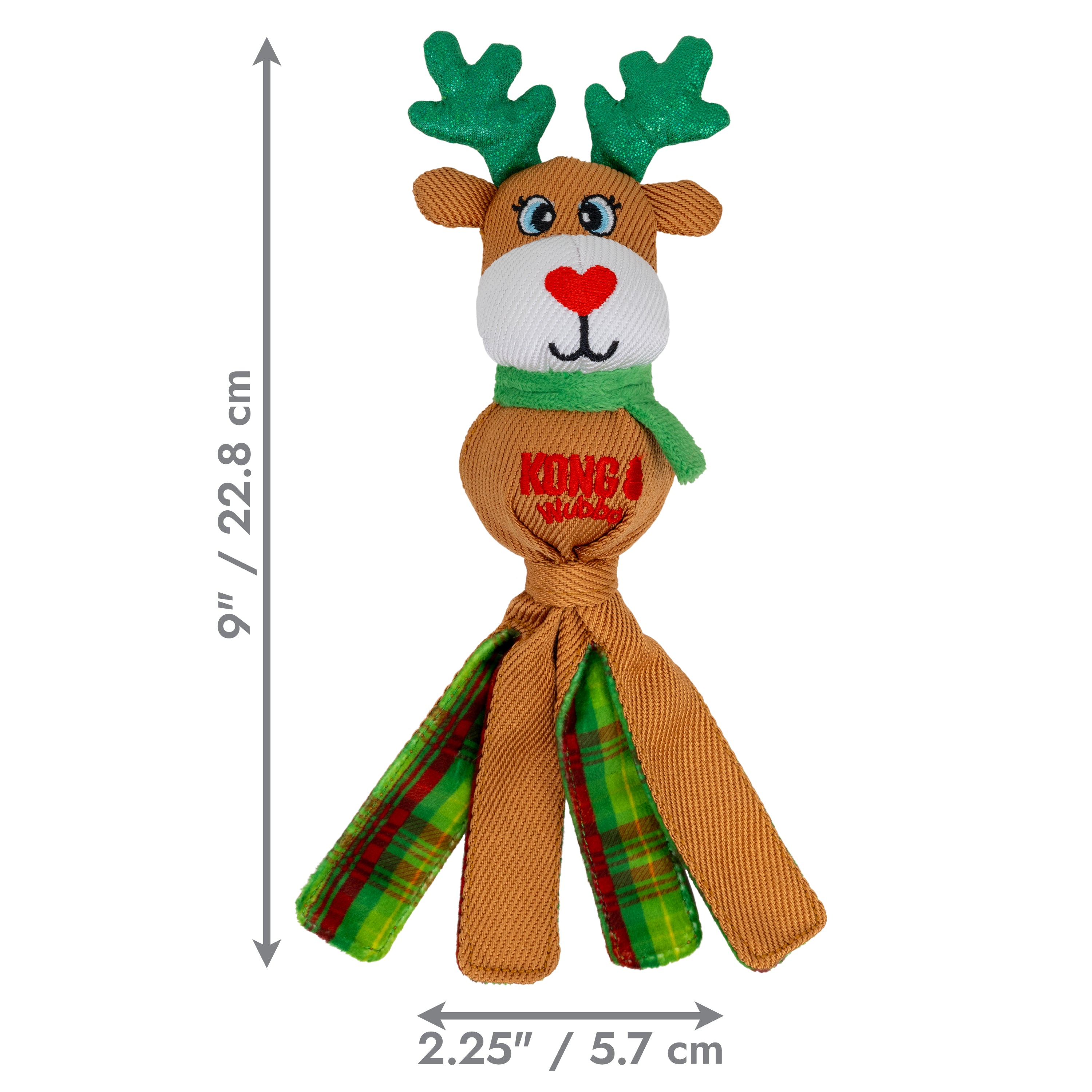 KONG Holiday Wubba® RB Assorted Sm