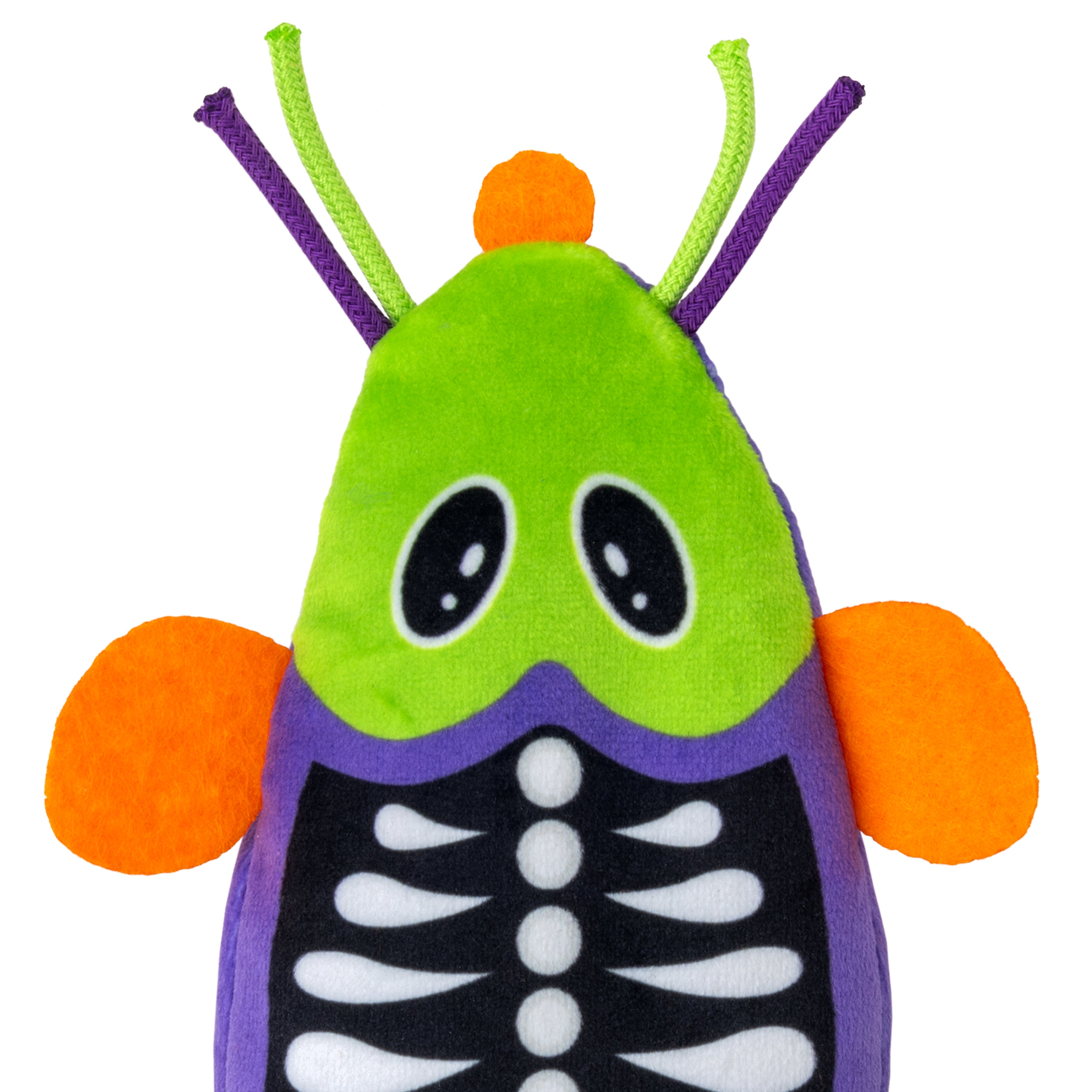 KONG Halloween Refillables Skeleton Mouse Green