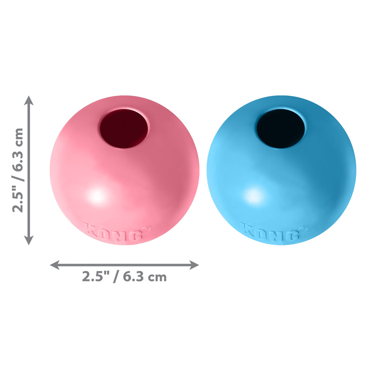 KONG® Puppy Ball w/Hole Fetch Toy Small