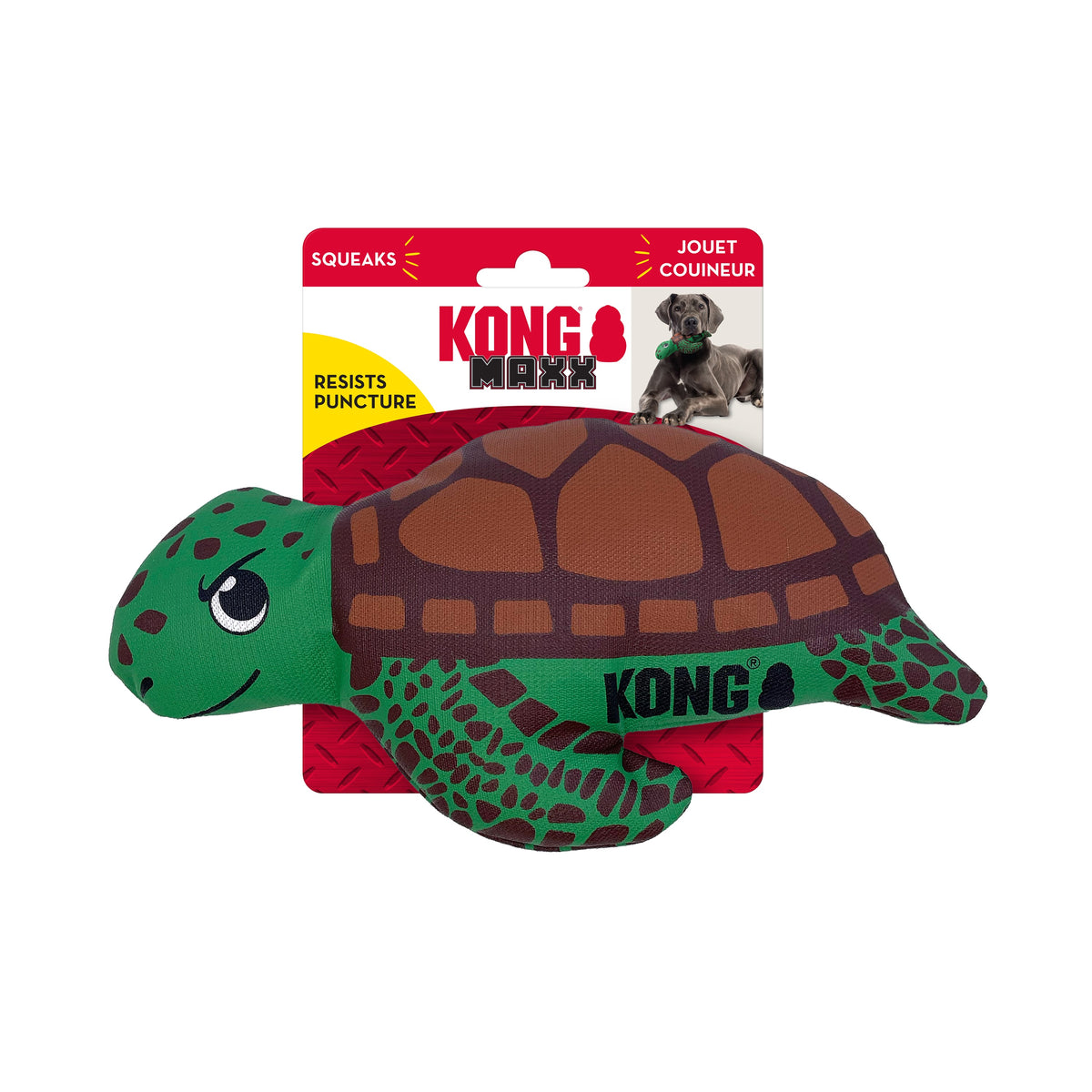 KONG® Maxx Turtle Dog Fetch Toy Medium