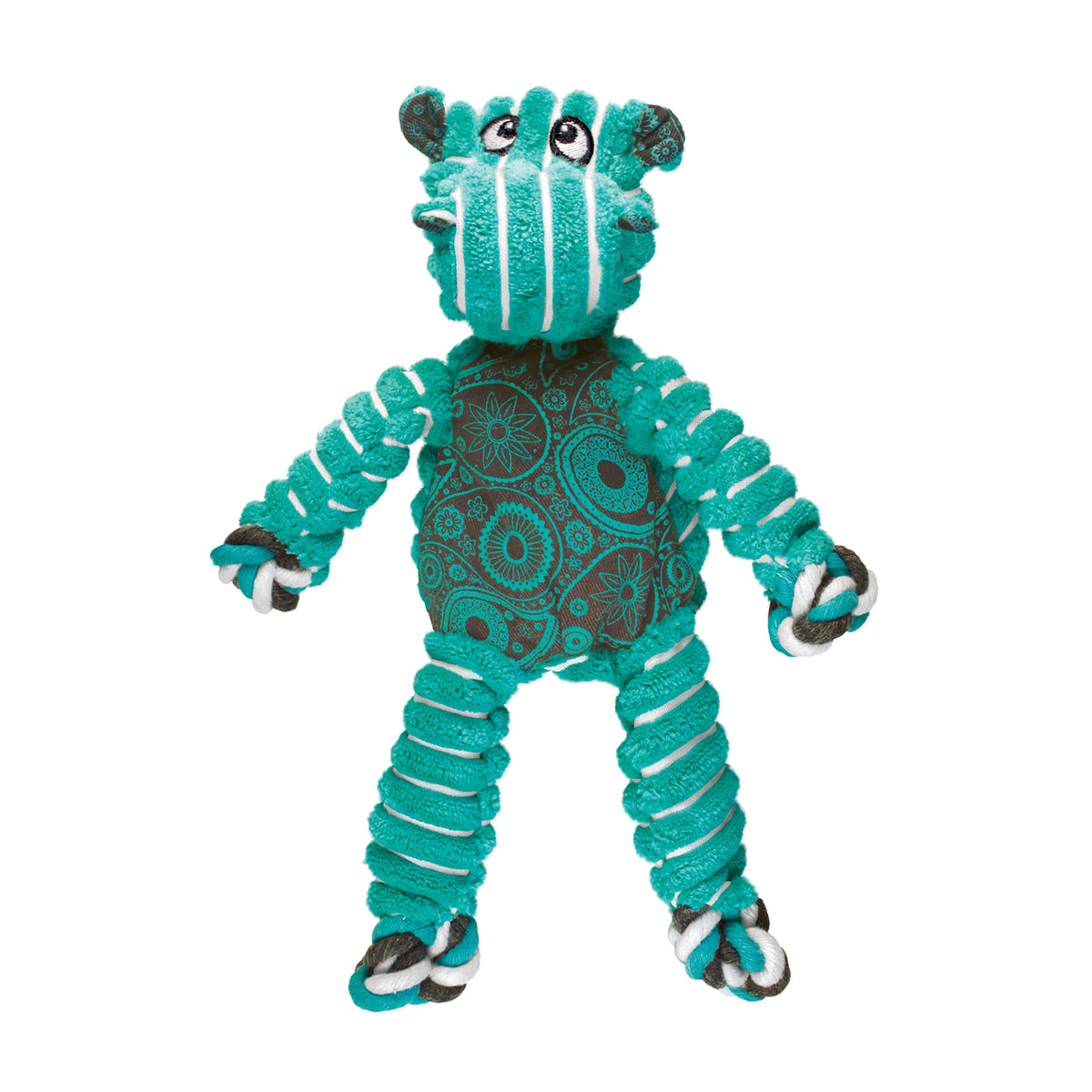KONG® Floppy Knots Hippo Dog Rope Toy Medium/Large